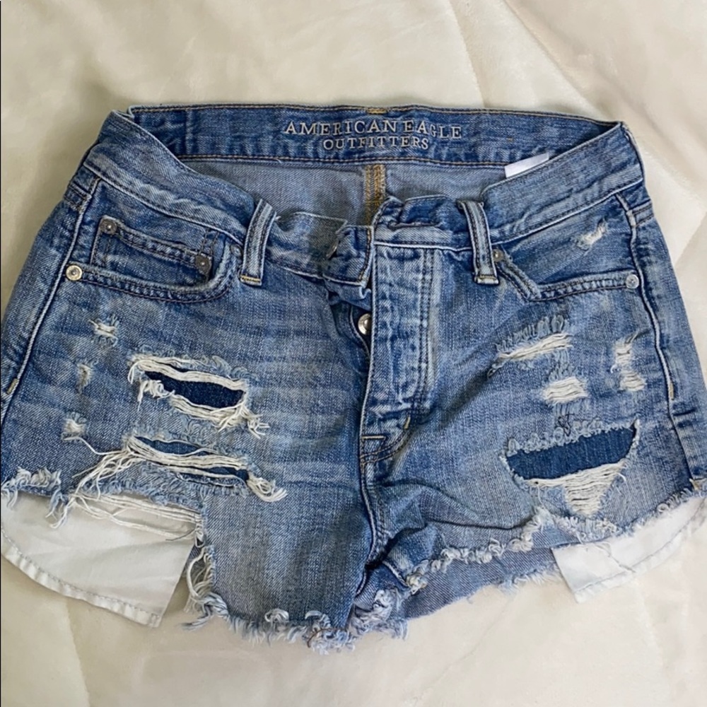 American eagle jean shorts